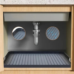 AquaShield Schutzmatte für Spülschrank | Wasserdicht & Rutschfest | Pflegeleicht | Küche & Bad