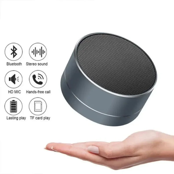 Klarova Mini Bluetooth Lautsprecher | HiFi Klangqualität | TF & USB-Unterstützung | Tragbar & Kompakt