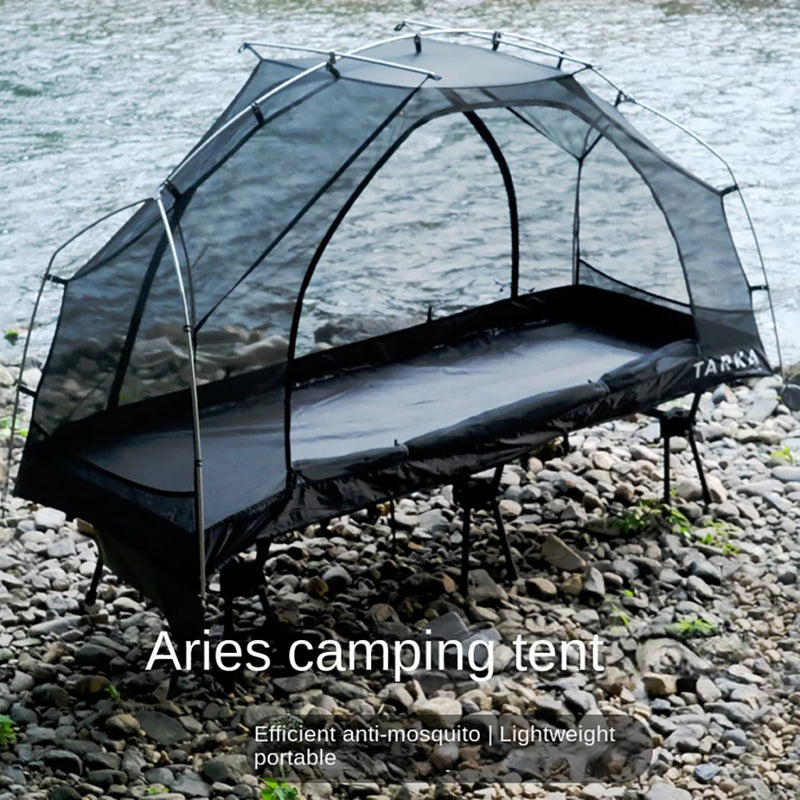 Campingbett Innenzelt TrekShield SoloMesh | Insektennetz & Belüftung | Abnehmbar & Ultraleicht | Für Outdoor, Trekking & Sommer-Camping