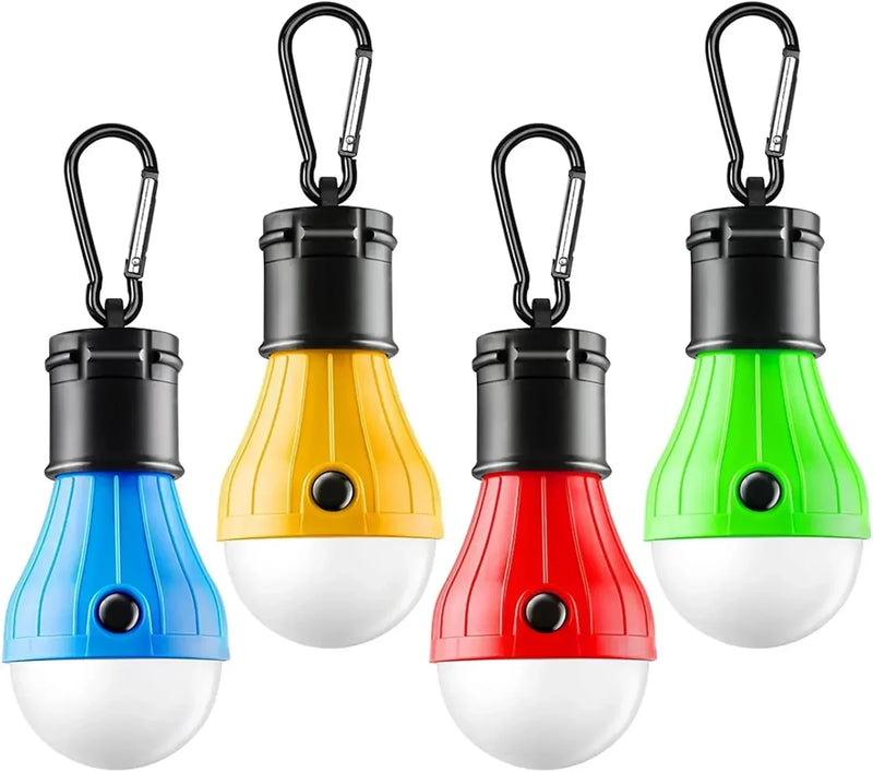 Zeltlampe LumoTrek mit Karabiner | 3 Leuchtmodi & 3 LEDs | Kompakt & Leicht | Für Camping, Wandern & Notfälle