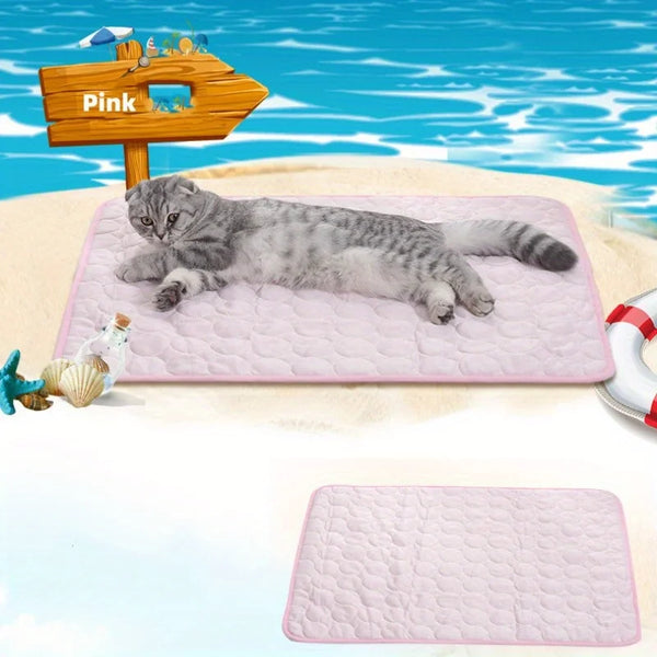 Kühlmatte ChillPaw für Hunde & Katzen | Atmungsaktiv & Waschbar | Für Sofa, Körbchen & Unterwegs