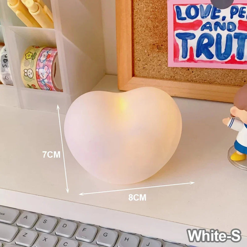 Herz LED Lampe | 3D Nachtlicht & Deko | Romantisch & Kreativ | Geschenk für Hochzeit, Geburtstag & Weihnachten