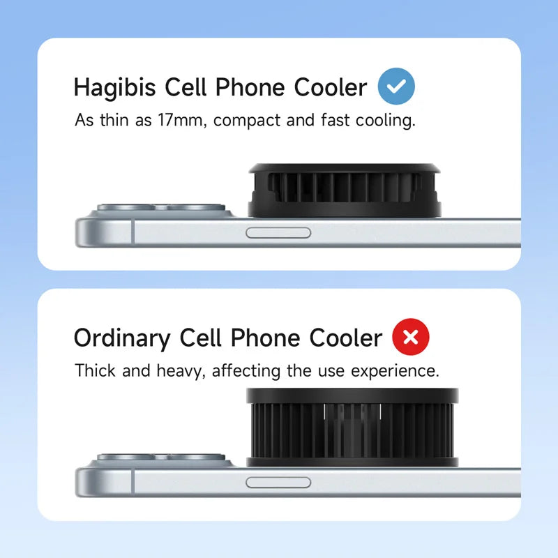 SmartCool Pro | Halbleiter-Kühlung & Lüfter | Ultraleise Handy-Kühleinheit | 3-Stufen Luftstrom