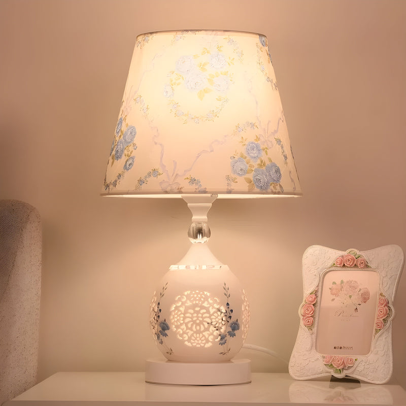 Lustrelia Kristalloptik Tischlampe | LED Beleuchtung & Touchfunktion | Elegantes Lichtspiel | 220V | Kunststoff