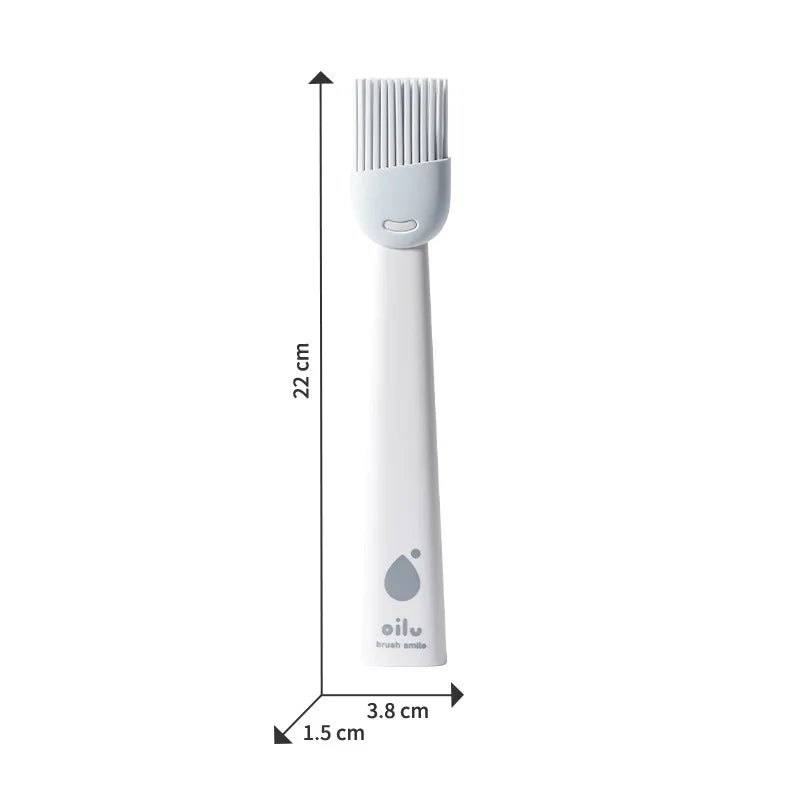 GrillBrush Pro Silikon BBQ-Ölpinsel | Hitzebeständig & lebensmittelecht | Für Grill, Backen & Kochen | 22 × 3,8 cm