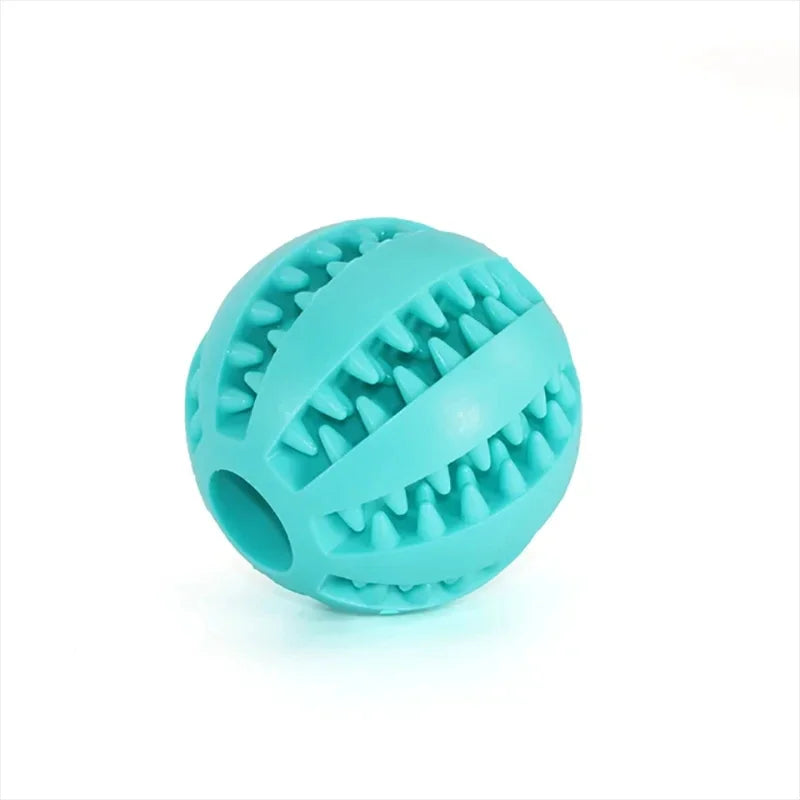 Hundespielball ChewPlay FlexiBall | Interaktives Gummispielzeug mit Futterfunktion | Zahnpflege & Kauspiel | Für kleine Hunde