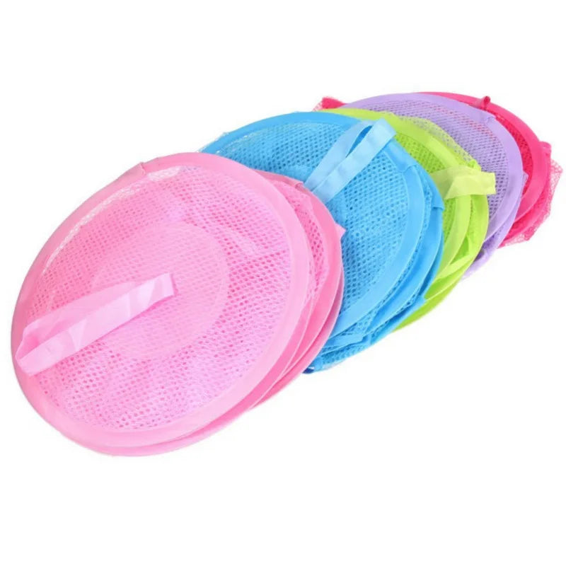OrdiNest Kids Hängender Aufbewahrungskorb aus Netzstoff | 3-stöckiger Organizer für Spielzeug, Wäsche & Accessoires – 75×27 cm