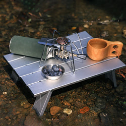 TREKFOLD Campingtisch | Ultraleicht & Faltbar | Aluminium | Ideal für Outdoor, Wandern & Picknick
