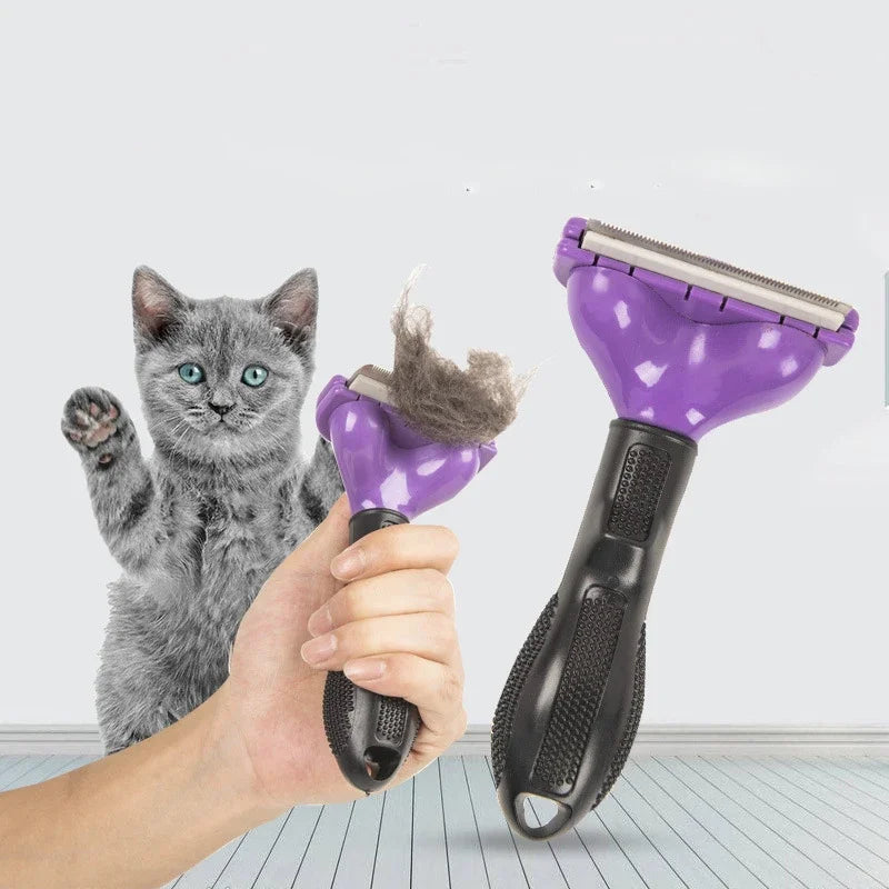 Fellina Fellkamm für Hunde & Katzen | Für Kurz- & Langhaar | Sanft & Effektiv | In 5 Farben