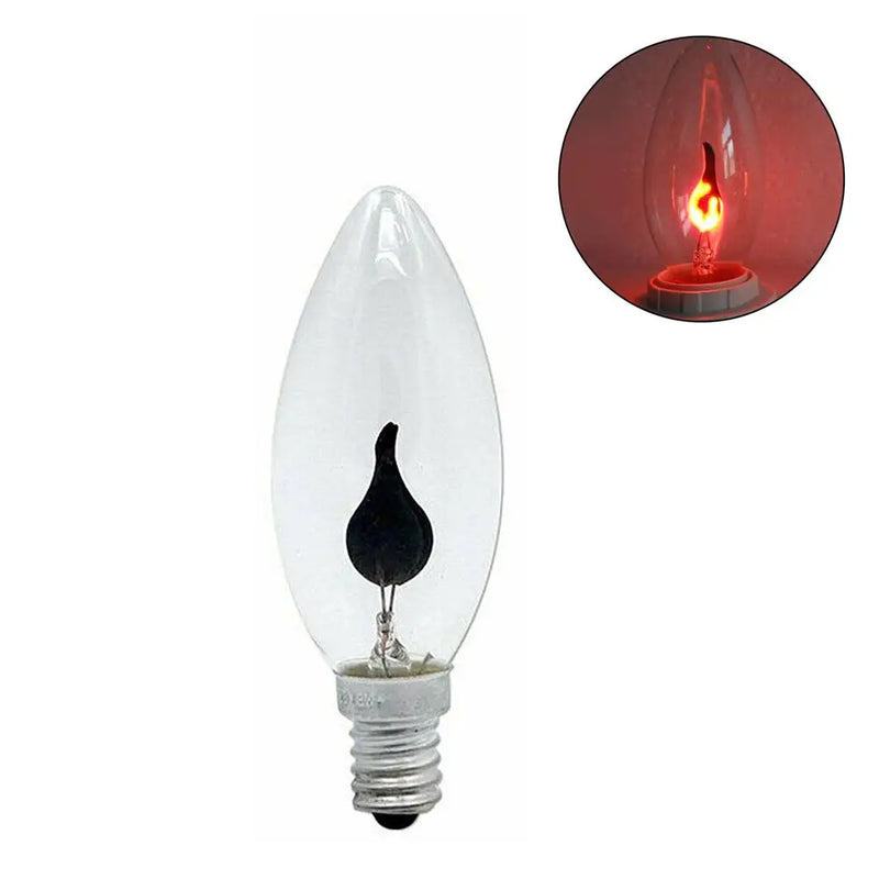 FlammaLux | LED Flammenkerze | Vintage Flackereffekt | E14 / E27 | Warmweiß