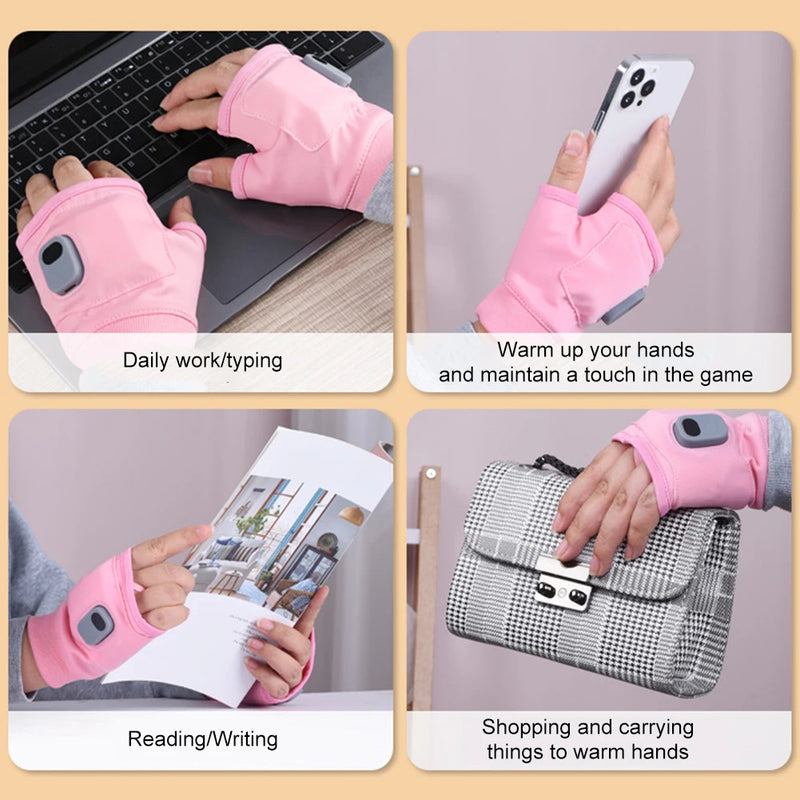 ThermoGrip Beheizbare Handschuhe | 360° Rundum-Wärme | Wiederaufladbar & Winddicht | Touchscreen-Funktion