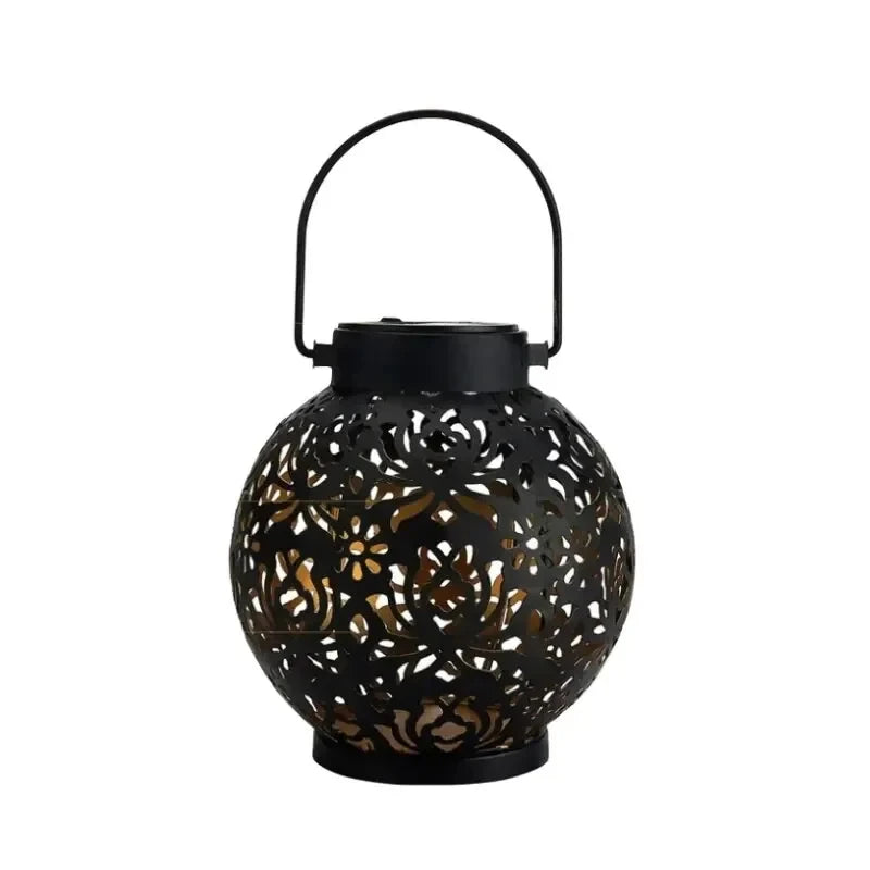 Lumefina FairyGlow Solarlaterne Fee | Hängelampe aus Metall | Wetterfest & Energieeffizient | Für Garten & Terrasse