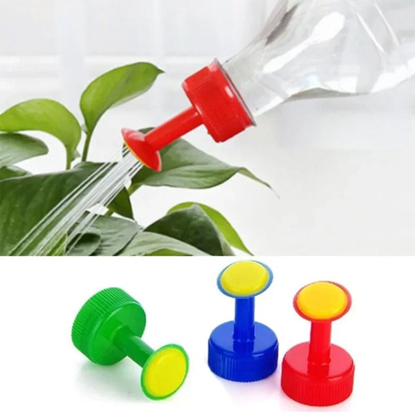 EcoSprout Pflanzen-Bewässerungsaufsatz 3er Set | Für PET-Flaschen | Mini-Gießaufsatz für Zimmer- & Gartenpflanzen