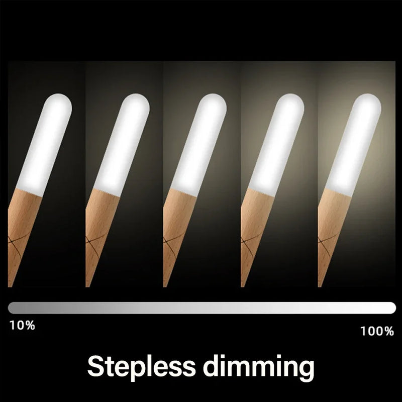 Magnetische LED Tischlampe | Tragbar & Wiederaufladbar | Touch-Steuerung & Dimmbar | 3 Farbtemperaturen