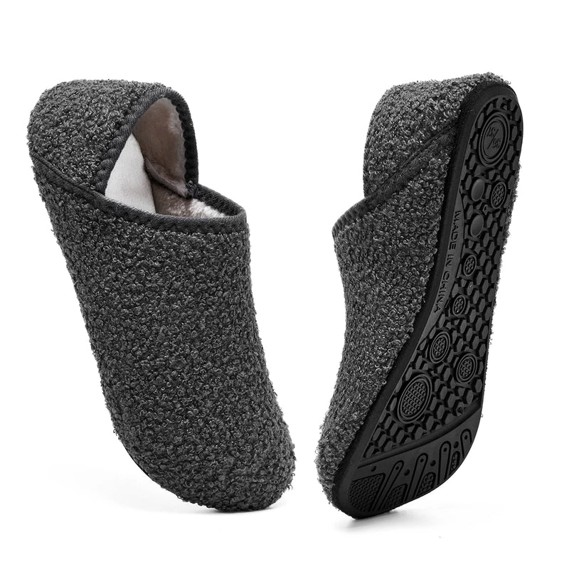 Kuschelige Hausschuhe aus Baumwolle | Flauschig & warm für Damen & Herren | Rutschfeste Sohle | Winter-Plüschpantoffeln | Velvoria