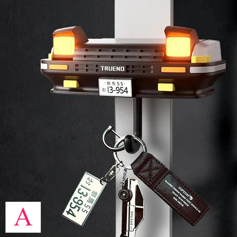 KeyBeam Schlüsselhalter Auto-Design | Wandhaken im Scheinwerfer-Look | Geschenkidee für Autofans & Männer