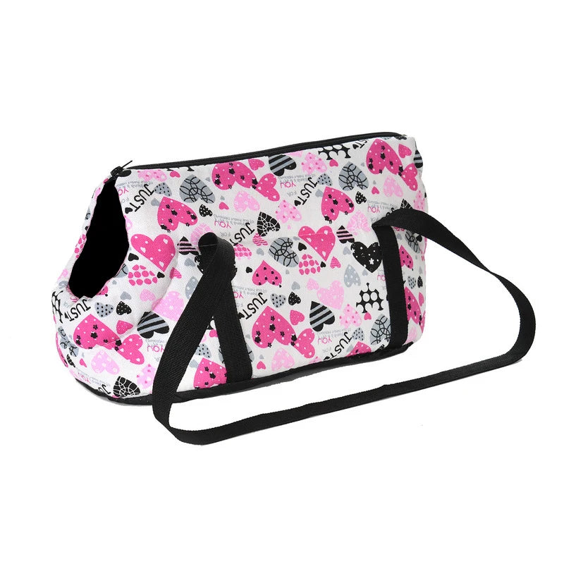 PawVoyager Klassische Haustier-Tragetasche | Weiche & Bequeme Transporttasche für Hunde & Katzen | Outdoor-Reisetasche
