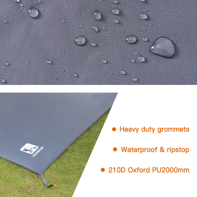 Outdoor-Plane TrailGuard DryShield | Wasserdichte Zeltunterlage & Sonnensegel | Robuste 210D Oxford-Decke für Camping, Wandern & Strand