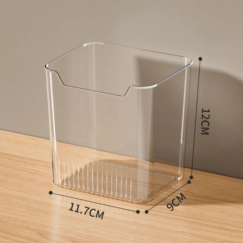 Frisquella Kühlschrank Aufbewahrungsbox 11,8×9,8×12 cm | Transparent & stapelbar | Für Obst, Gewürze & Frischeorganisation