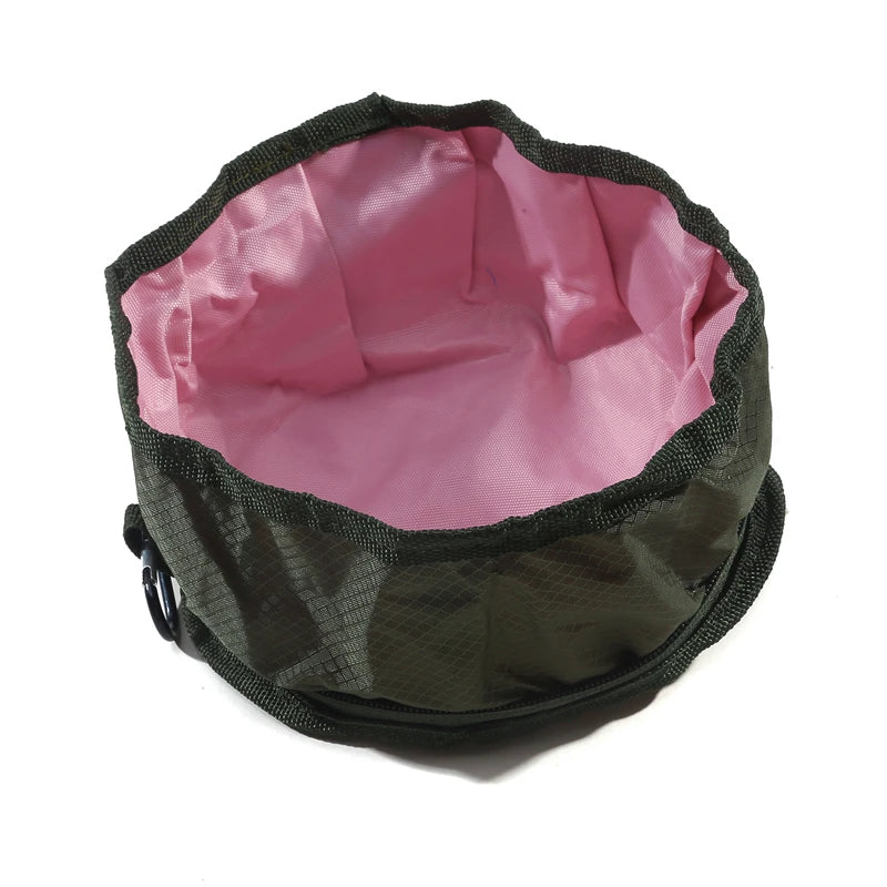 Faltbarer Napf Nomadoo FoldBowl | Tragbare Futter- & Wasserschale für Hunde & Katzen | Outdoor-Reisenapf aus Oxford-Gewebe | Ø 19 cm