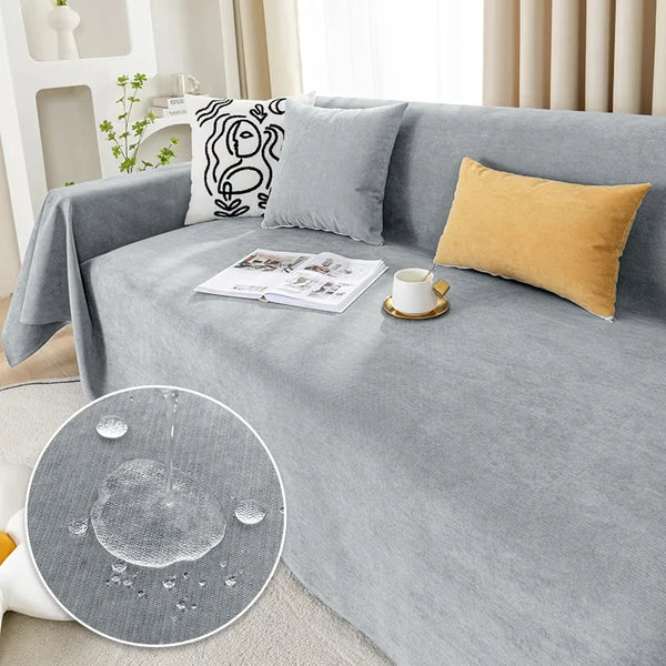 HomeGuard Sofa-Decke | Wasserdicht & Kratzfest | Staubschutz & Allround-Überwurf | Für Sofa, Bett & Wohnraum