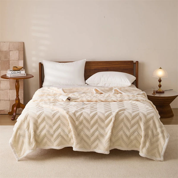 Wohndecke ClassicHaven | Weich & Gemütlich | Einfarbig | Für Sofa, Bett & Ganzjährig