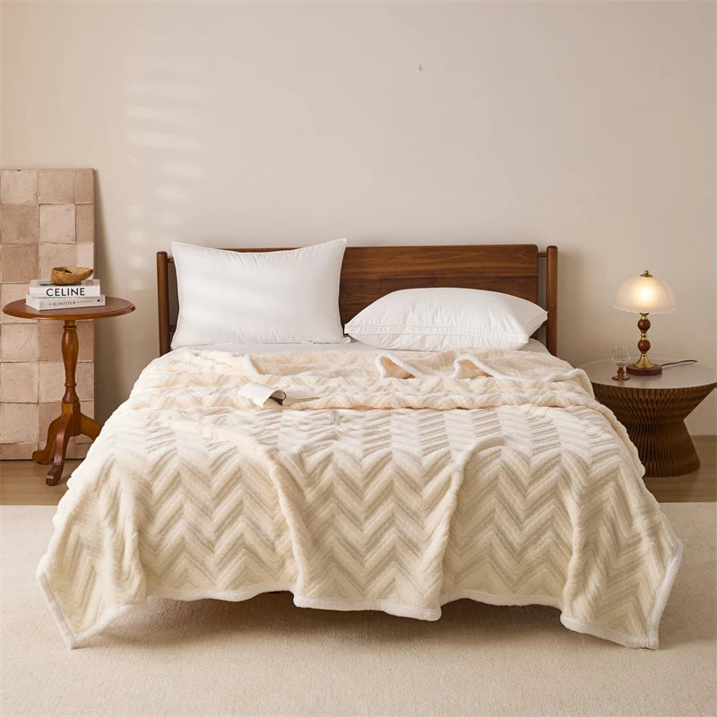 Wohndecke ClassicHaven | Weich & Gemütlich | Einfarbig | Für Sofa, Bett & Ganzjährig
