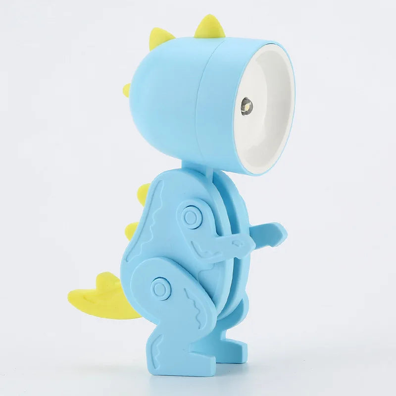 Lumipo Mini-Tischlampe | Cartoon-Design & Faltbar | Warmes LED-Licht | Batteriebetrieben | 9,5×5,7 cm