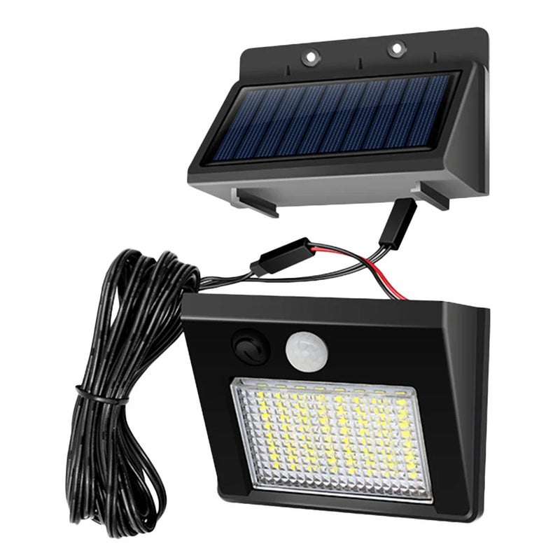 SOLARLUXX LED Gartenstrahler | 32/48 LEDs | IP65 Solarlampe mit 1200 mAh Akku | Wasserdicht & Automatisch – Für Zaun, Hof & Terrasse