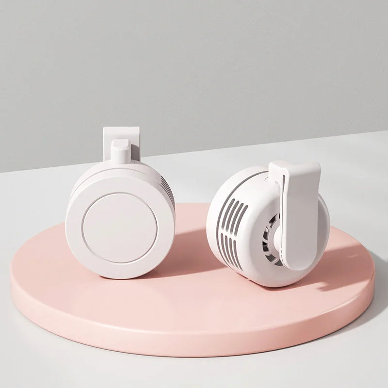 BreezeClip Mini Ventilator | USB-Aufladbar & Geräuscharm | Ohne Rotorblätter | Zum Anclippen an Shirt, Gürtel oder Hals