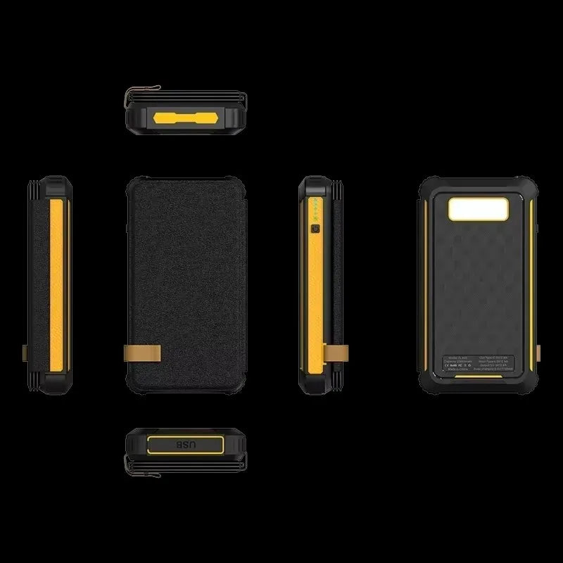 Solar-Powerbank SunCharge Fold | Faltbares Solarpanel & USB-Ausgang | Wasserdicht & Outdoor-tauglich | Für Handy, Camping & Reisen