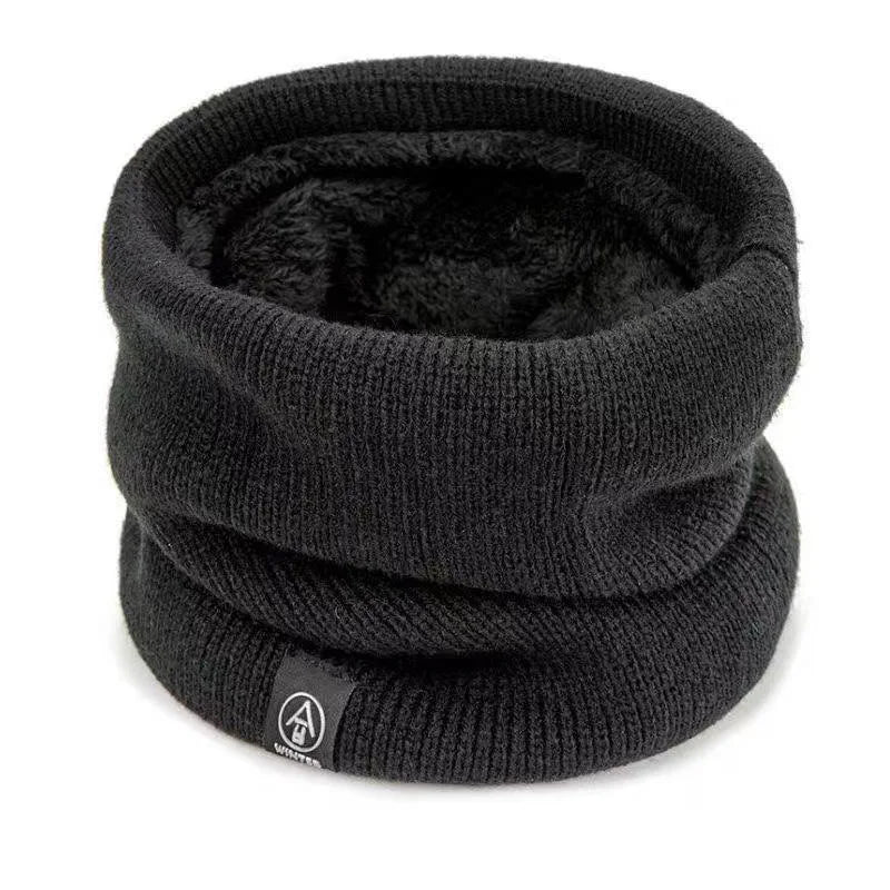 ThermoKnit Pro | Warmer Strickschal mit Fleece-Futter | Winddicht & Atmungsaktiv | Verstellbarer Multifunktions-Nackenschutz für Damen & Herren