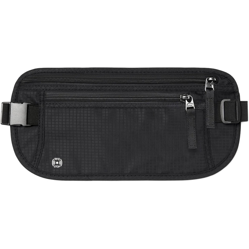 SafeTraveler Bauchtasche | RFID-Schutz | Verstecktes Sicherheitsfach | Für Damen & Herren