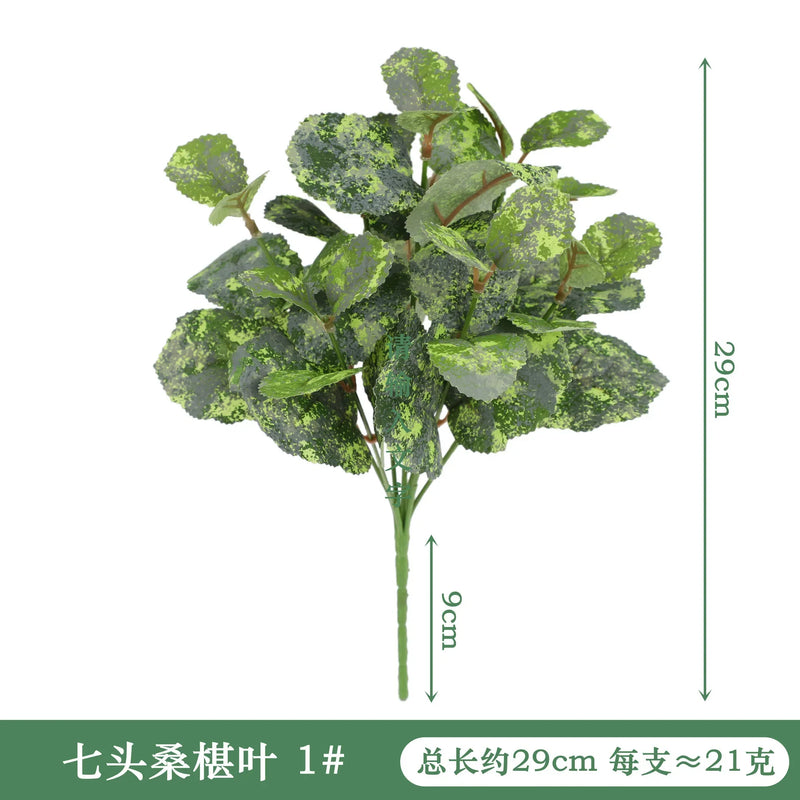 VERDIVA Kunstpflanze Dieffenbachia | Tropisches Deko-Blatt aus Seide | Pflegeleichte Deko für Tisch, Regal & Wohnzimmer