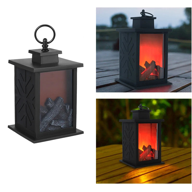 FlammaLuna LED Kaminlicht | Flammeneffekt | Batteriebetriebene Dekolampe | Für Zuhause, Kinderzimmer & Camping
