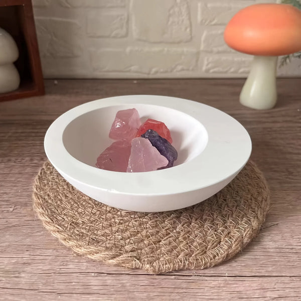 Formora | Silikonform Unregelmäßige Schale | Runde Deko- & Gießform | Für Harz, Gips & Schmuckablagen