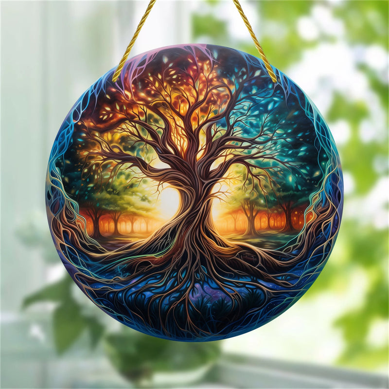 Schmetterling Sonnenfänger AureliaLight | Acryl Rundschild | 15×15 cm / 20×20 cm | Fenster- & Wanddeko