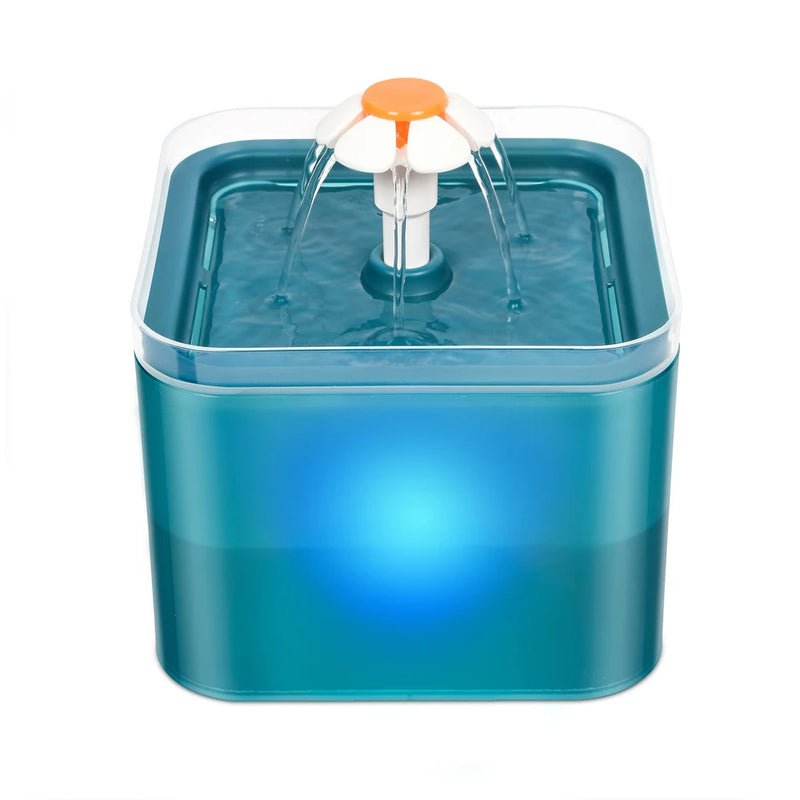 AquaMiau Katzen Trinkbrunnen 2L | 4-fach Filtersystem | LED & App-Steuerung | Ultra Leise