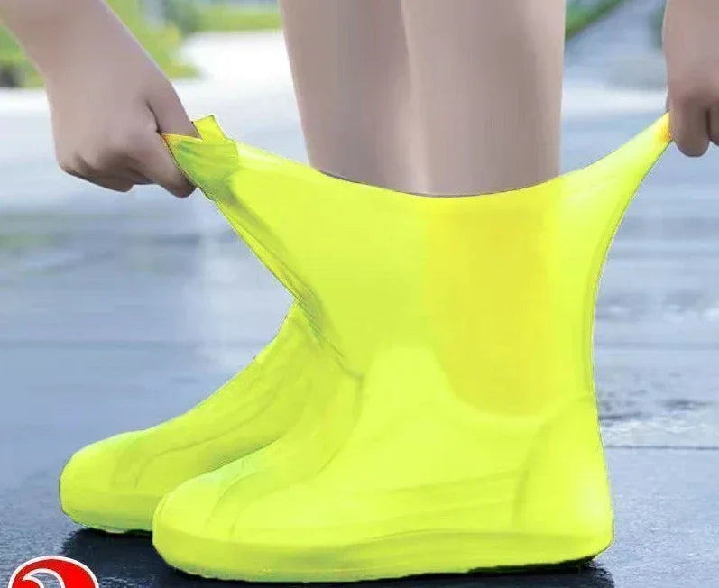 RainShield Silikon Überschuhe | Wasserdicht & Rutschfest | Wiederverwendbare Regenüberzieher | Für Schuhgröße 34–45 | Outdoor Regenschutz