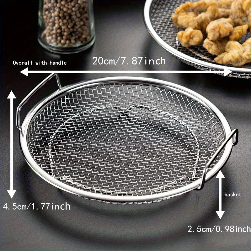 Ölfiltertablett FryPure | Edelstahl-Siebtablett | Für Frittier- & Grillgut | Robuste Abtropfschale
