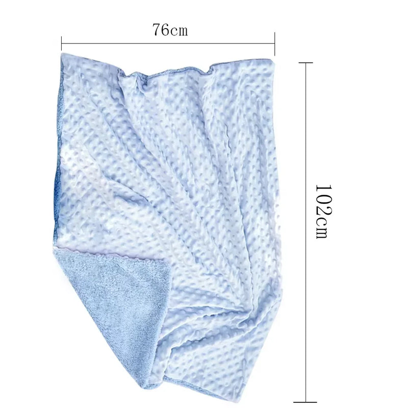 CuddleNest Baby | Babydecke & Pucktuch | Weiches Fleece & Baumwolle | Wärmend & Atmungsaktiv | Für Neugeborene