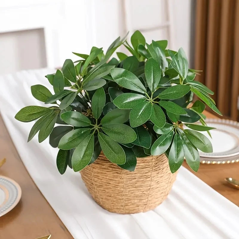 Kunstpflanze EverLeaf 33 | 33 cm | Mit Stiel & Blättern | Pflegeleichte Deko für Zuhause & Büro