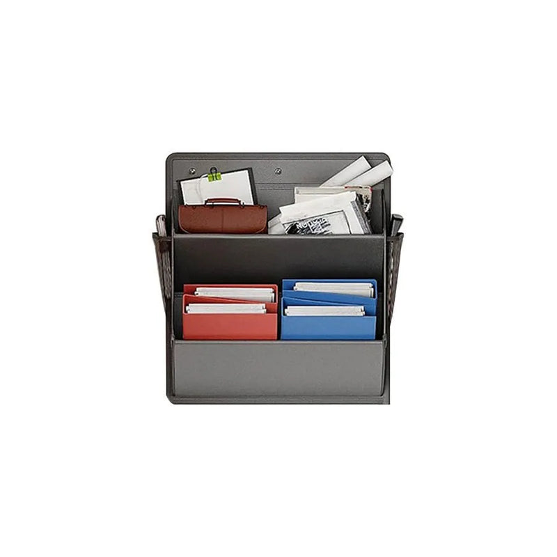 Spacevo Hängendes Schuhregal mit Klebestreifen | Tiefe Fächer & Edelstahlrahmen | Platzsparende Aufbewahrung für Tür, Camper & Schrank – 46,5×42,9×16,5 cm