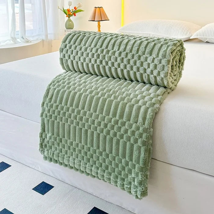 Velmora | Kuscheldecke Uni | Flauschige Wohndecke aus Milchsamt | Weich & Warm | Für Sofa, Bett & Kinderzimmer