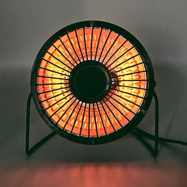 Heatomi Mini Heizlüfter | Tragbarer Elektro-Heizer 220V | 150–400W | Leise & Sicher | Für Büro, Schlafzimmer & Wohnzimmer | 4/6/8 Zoll