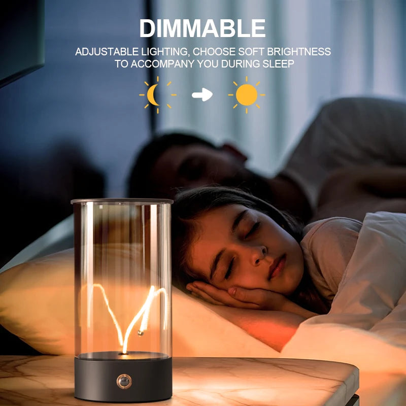 Tischlampe LineaForm Flex | Magnetisches Leuchtband | Stufenlos dimmbar | Kabellos & Wiederaufladbar | Grau