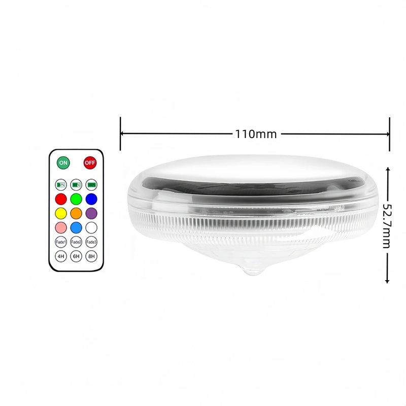 Solar-Poollicht LumiFloat RGB | Schwimmende LED-Leuchte mit Farbwechsel | IPX7 Wasserdicht | Für Pool, Whirlpool & Party