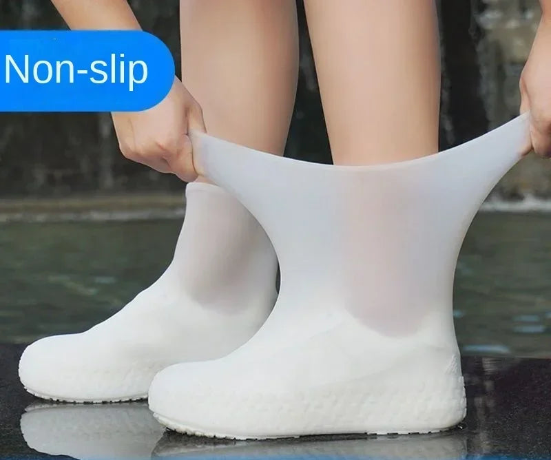 RainShield Silikon Überschuhe | Wasserdicht & Rutschfest | Wiederverwendbare Regenüberzieher | Für Schuhgröße 34–45 | Outdoor Regenschutz