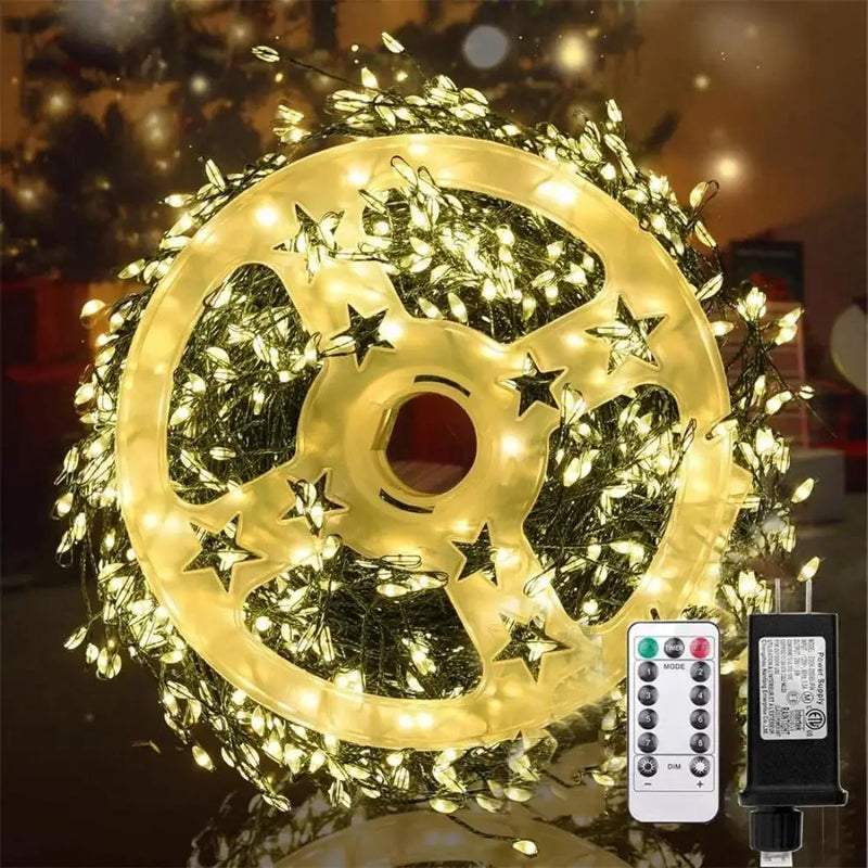 LED-Feuerwerks-Lichterkette Ignisia | Mit Fernbedienung | 30–75 m | 900–2000 LEDs | IP65 Wasserdicht | Für Weihnachten, Halloween & Feste