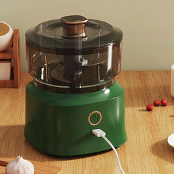 KüchenBlitz | Mini Kabelloser Elektrischer Knoblauchzerkleinerer | 350 ml | USB-Ladefunktion | Für Fleisch, Gemüse & Pürees